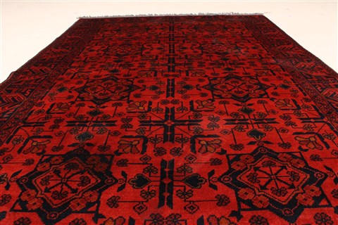 Khan Mohammadi Blue Hand Knotted 42 X 65 Area Rug 250-28750 Image 4