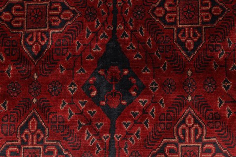 Khan Mohammadi Blue Hand Knotted 310 X 65 Area Rug 250-28751 Image 2