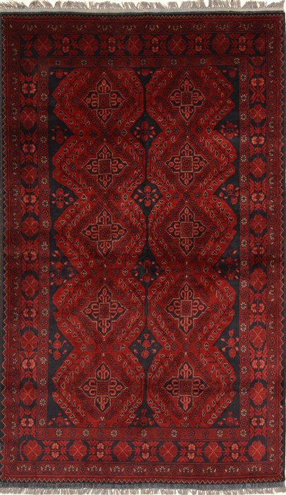 Khan Mohammadi Blue Hand Knotted 310 X 65 Area Rug 250-28751 Image 0