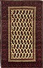 Baluch White Hand Knotted 40 X 66  Area Rug 500-28755 Thumb 0