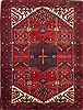 Hamedan Red Hand Knotted 51 X 610  Area Rug 500-28756 Thumb 0