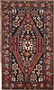 Hamedan Red Hand Knotted 47 X 77  Area Rug 500-28759 Thumb 0