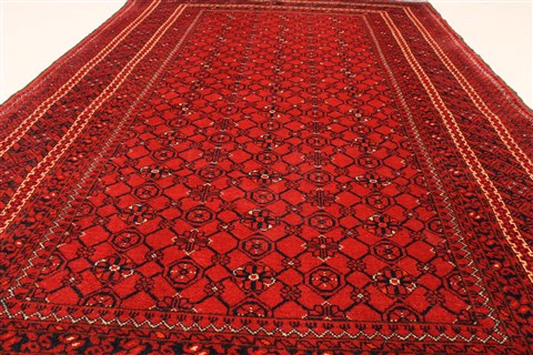 Turkman Blue Hand Knotted 310 X 510 Area Rug 250-28764 Image 4