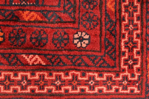 Turkman Blue Hand Knotted 310 X 60 Area Rug 250-28765 Image 10