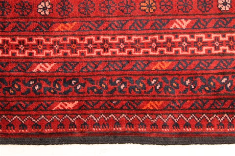 Turkman Blue Hand Knotted 310 X 60 Area Rug 250-28765 Image 3