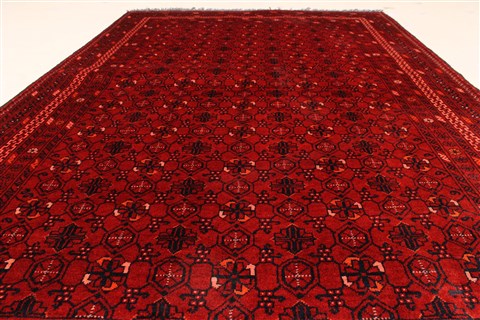 Turkman Blue Hand Knotted 310 X 60 Area Rug 250-28765 Image 4