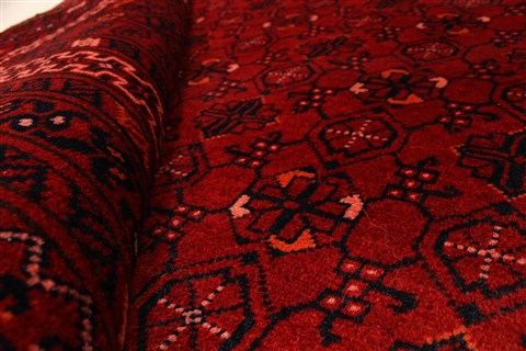 Turkman Blue Hand Knotted 310 X 60 Area Rug 250-28765 Image 7
