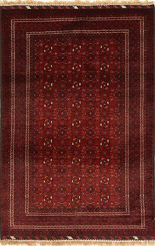 Afghan Kunduz Blue Rectangle 3x5 ft Wool Carpet 28768
