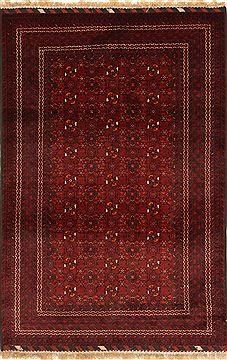 Kunduz Blue Hand Knotted 3'8" X 5'5"  Area Rug 250-28768