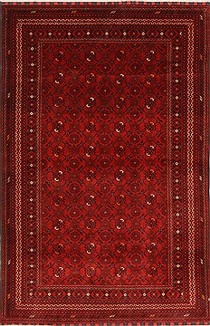 Kunduz Blue Hand Knotted 3'10" X 5'10"  Area Rug 250-28769