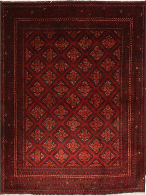 Kunduz Red Hand Knotted 41 X 56 Area Rug 250-28772 Image 0