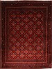 Kunduz Red Hand Knotted 41 X 56 Area Rug 250-28772 Thumb 0