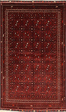 Kunduz Blue Hand Knotted 3'7" X 5'10"  Area Rug 250-28775