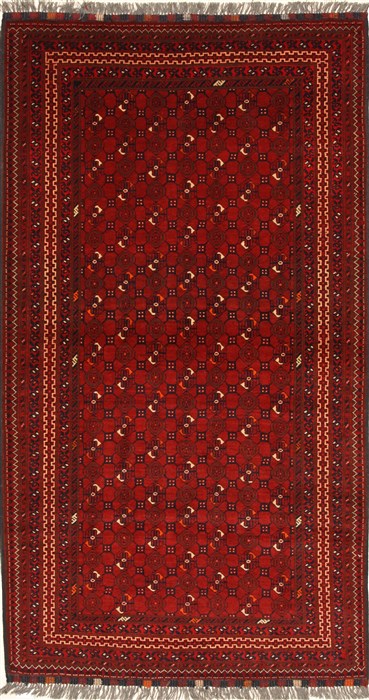 Kunduz Blue Hand Knotted 37 X 66  Area Rug 250-28776 Image 0