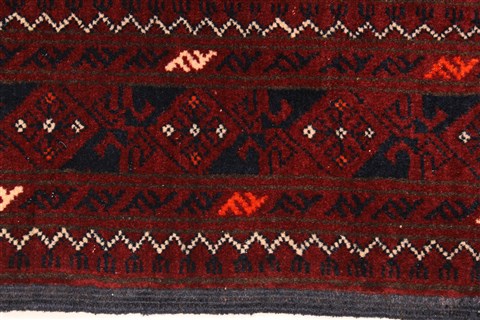 Kunduz Blue Hand Knotted 34 X 63 Area Rug 250-28780 Image 3