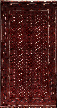 Kunduz Blue Hand Knotted 3'4" X 6'3"  Area Rug 250-28780