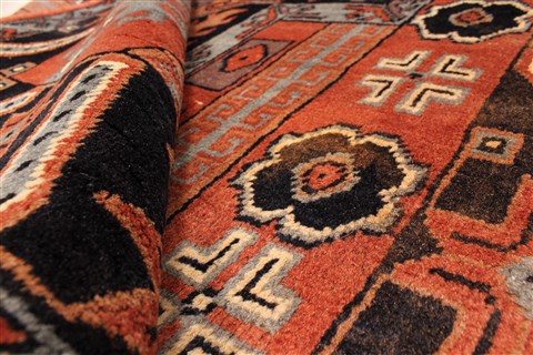 Khan Mohammadi Blue Hand Knotted 36 X 510 Area Rug 250-28781 Image 7
