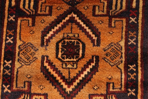 Baluch Beige Hand Knotted 42 X 65 Area Rug 250-28786 Image 2