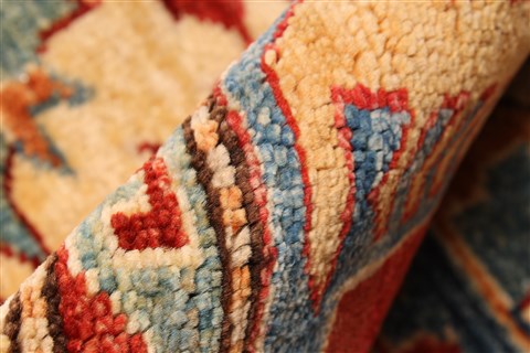 Kazak Yellow Hand Knotted 410 X 68  Area Rug 250-28787 Image 9