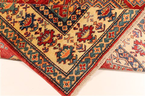 Kazak Blue Hand Knotted 410 X 65 Area Rug 250-28788 Image 6