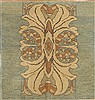 Oushak Green Hand Knotted 46 X 48  Area Rug 500-28789 Thumb 0