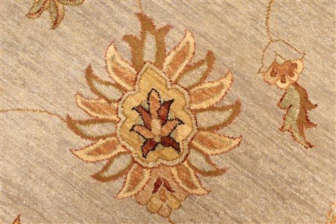 Ziegler Beige Square Hand Knotted 1310 X 144 Area Rug 250-28792 Image 3