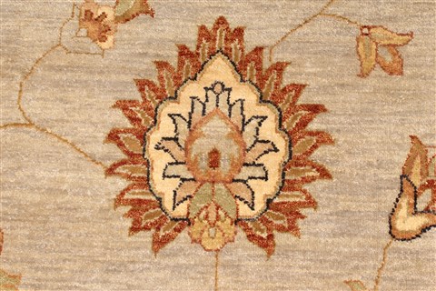 Ziegler Beige Square Hand Knotted 1310 X 144 Area Rug 250-28792 Image 4