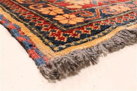 Kazak Yellow Hand Knotted 119 X 159 Area Rug 250-28794 Image 12