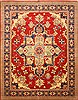 Heriz Red Hand Knotted 116 X 148 Area Rug 250-28796 Thumb 0