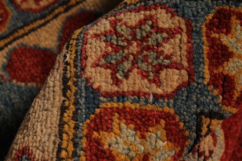 Kazak Beige Hand Knotted 1210 X 158 Area Rug 250-28797 Image 9