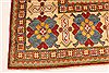 Kazak Beige Hand Knotted 1210 X 158 Area Rug 250-28797 Thumb 1