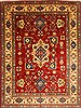 Kazak Yellow Hand Knotted 124 X 168  Area Rug 250-28798 Thumb 0