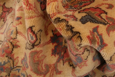 Tabriz Red Hand Knotted 90 X 118 Area Rug 100-28803 Image 1