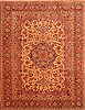 Tabriz Red Hand Knotted 90 X 118  Area Rug 100-28803 Thumb 0