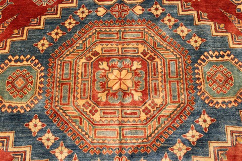 Kazak Blue Hand Knotted 119 X 1510 Area Rug 250-28804 Image 3