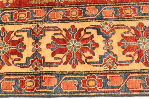 Kazak Blue Hand Knotted 119 X 1510 Area Rug 250-28804 Image 4