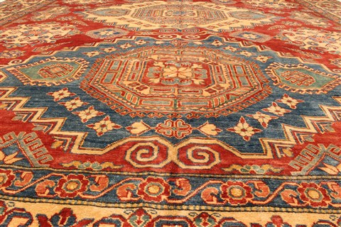 Kazak Blue Hand Knotted 119 X 1510 Area Rug 250-28804 Image 5