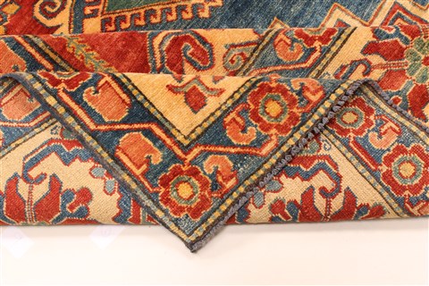 Kazak Blue Hand Knotted 119 X 1510 Area Rug 250-28804 Image 7