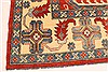 Kazak Yellow Hand Knotted 130 X 163  Area Rug 250-28806 Thumb 1