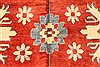 Kazak Yellow Hand Knotted 130 X 163 Area Rug 250-28806 Thumb 2