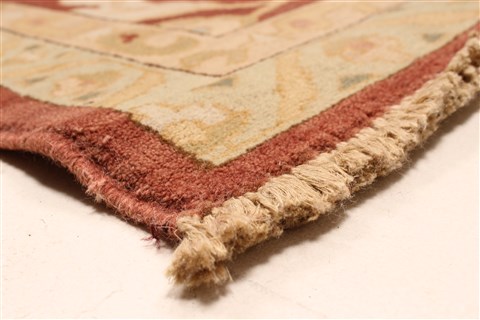 Chobi Beige Hand Knotted 122 X 156 Area Rug 250-28808 Image 10