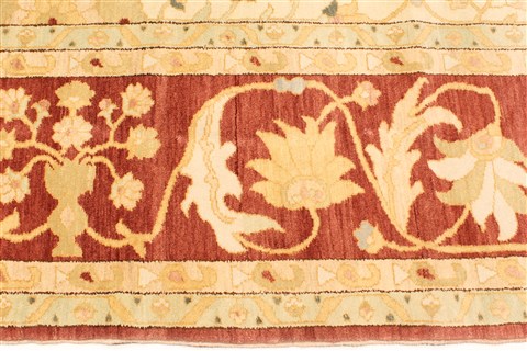 Chobi Beige Hand Knotted 122 X 156 Area Rug 250-28808 Image 3