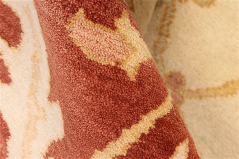 Chobi Beige Hand Knotted 122 X 156 Area Rug 250-28808 Image 7