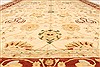 Chobi Beige Hand Knotted 122 X 156  Area Rug 250-28808 Thumb 4