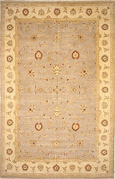Indian Ziegler Beige Rectangle 13x20 ft and Larger Wool Carpet 28810