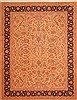 Tabriz Brown Hand Knotted 90 X 119  Area Rug 100-28812 Thumb 0