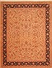Tabriz Brown Hand Knotted 90 X 119  Area Rug 100-28812 Thumb 0