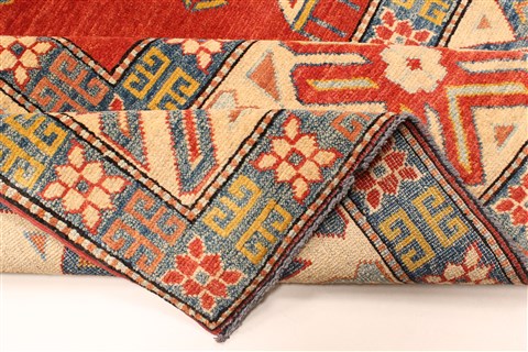 Kazak Blue Hand Knotted 102 X 152 Area Rug 250-28815 Image 3