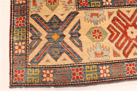 Kazak Blue Hand Knotted 102 X 152 Area Rug 250-28815 Image 6