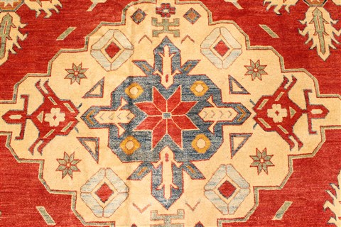Kazak Blue Hand Knotted 102 X 152 Area Rug 250-28815 Image 7